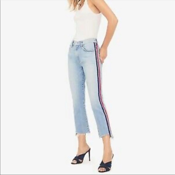 MOTHER Denim - Mother The Insider Crop Step Fray
